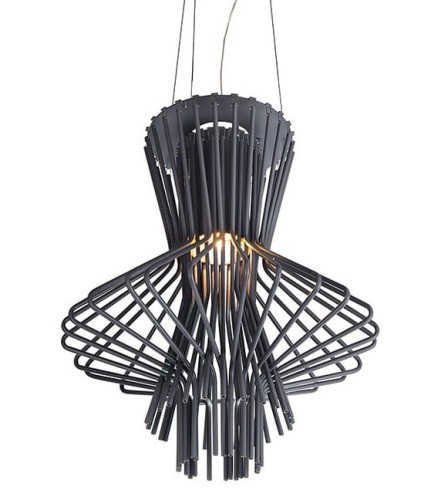 Lampa wisząca STRAW szara King Home 966S1.GREY