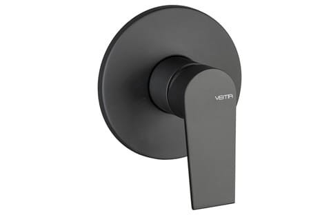 Vema Timea Bateria natryskowa podtynkowa czarny mat V16030/CZAR