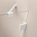 Radaway Essenza Pro White PND II 140 parawan nawannowy biały dwuczęściowy lewy 10102140-04-01L