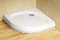 Radaway PATMOS A 900x900x155x20 brodzik półokrągły płytki ze zdejmowaną obudową