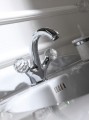Giulini G. 3961 Odessa bateria umywalkowa z korkiem automatycznym z pokrętłami Swarovski