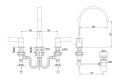 Kohlman DEXAME QB200D bateria umywalkowa 