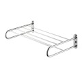 GEESA 915252 PÓŁKA NA RĘCZNIKI 50 CM Z WIESZAKIEM NA RĘCZNIK