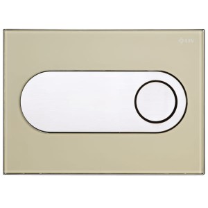 LIV Zircon Eco 229457 szkło pergamon przycisk spłukujący do spłukiwania dwudzielnego