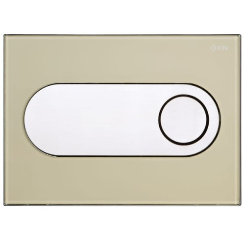 LIV Zircon Eco 229457 szkło pergamon przycisk spłukujący do spłukiwania dwudzielnego.