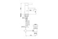 Kohlman DEXAME QB100D  bateria umywalkowa 