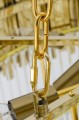 Lampa wisząca IMPERIAL GOLD 80 - stal, kryształ King Home DW-D5688M.GOLD