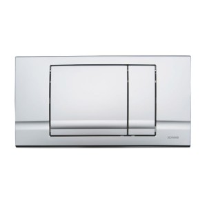 *LIV/SCHWAB RIVA DUO przycisk spłukujący do spłukiwania dwudzielnego matowy chrom 227678 OSTATNIA SZTUKA