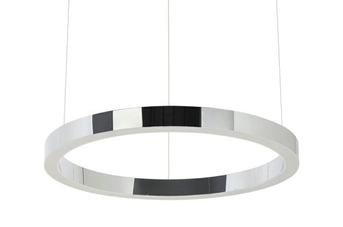 Lampa wisząca RING 60 srebrna - LED, stal polerowana King Home JD8169-60.SILVER