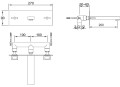 Kohlman NEXEN QW198U bateria umywalkowa podtynkowa