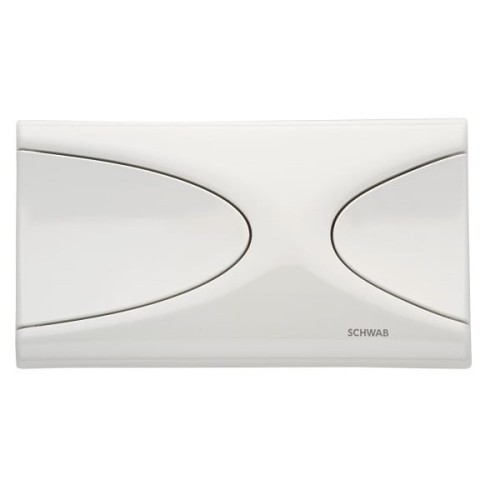 LIV/SCHWAB Axinite Eco/Targa 227605 Przycisk do spłukiwania dwudzielnego biały