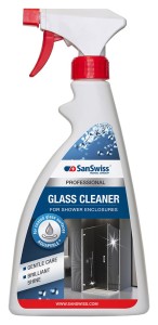 SanSwiss 17224.3 Glass Cleaner - środek do czyszczenia szkła kabin prysznicowych z powłoką AQUAPERLE