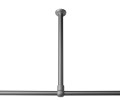 Seallux drążek przysufitowy (podwieszenie drążka) mat aluminium 276668605