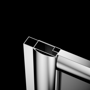 Radaway Profil U poszerzający Classic chrom +20mm P01-112185001