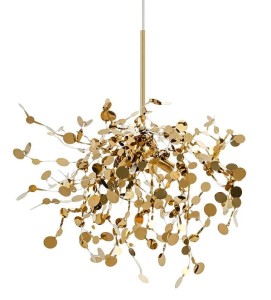 Lampa wisząca MONETE SINGLE złota - metal King Home JD8653-1.GOLD