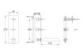 Kohlman NEXEN-S SQW196U bateria umywalkowa