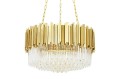 Lampa wisząca IMPERIAL GOLD 60 - stal, kryształ King Home DW-D5688S.GOLD