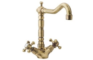 Reitano Atea R337 bateria umywalkowa wysoka retro bronzo