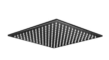 M&Z ACS60092 Lauren Deszczownica kwadratowa 20 cm czarny mat