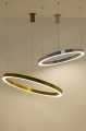 Lampa wisząca RING 100 złota - LED, stal King Home JD8169-100
