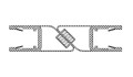 RIHO 562020003 uszczelka magnetyczna na szybę 8mm 180 stopni L2010