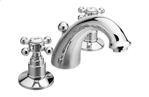 Reitano Atea R302 bateria umywalkowa 3-otworowa retro chrom
