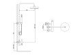 Kohlman DEXAME QW276D bateria prysznicowa