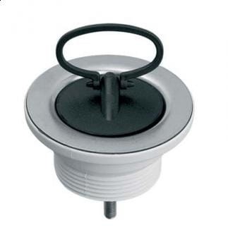 McAlpine HC15B Spust umywalkowy 11/4"x70mm z sitkiem ze stali nierdzewnej i korkiem gumowym.jpg