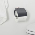 Tiger Urban 1316630746 Wieszak na papier toaletowy z klapką czarny