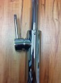 LIGHT Bateria zlewozmywakowa pionowa chrom+ czarny LIG179CRNO