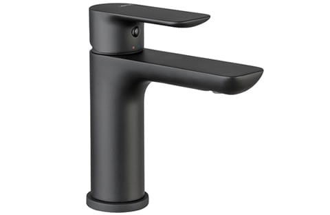 Vema Slate Bateria umywalkowa bez korka czarny mat V14011/czar