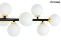 MOOSEE lampa wisząca COSMO LEVEL M - czarna, złota MSE010100117