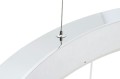 Lampa wisząca RING 40 srebrna - LED, stal polerowana King Home JD8169-40.SILVER