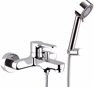 Remer Rubinetterie W02CR Winner bateria wannowa ścienna	