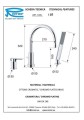Remer Rubinetterie I07CR Infinity bateria wannowa 3-otworowa