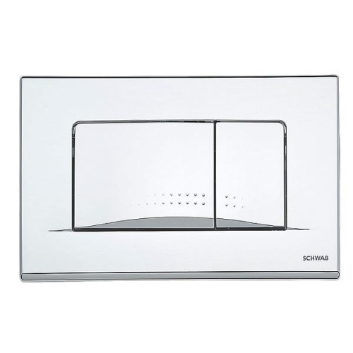 LIV/SCHWAB Aplite ECO/Dots DUO 257429 Przycisk spłukujący do spłukiwania dwudzielnego chrom błysk