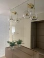 King Home Kinkiet CAPRI WALL złoty - LED, aluminium, szkło XCW9148-1