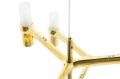 Lampa wisząca ATOMIC złota King Home XCP9120-12.GOLD
