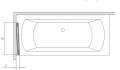 Radaway Arta PND 130 prawy parawan nawannowy 210213-01R