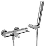 Paffoni STICK bateria wannowa z zestawem natryskowym SK023CR