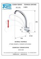 Remer Rubinetterie I42CR Infinity bateria zlewozmywakowa stojąca