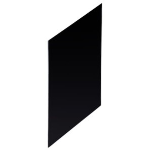 GEESA STANDARD HOTEL COLLECTION parawan pisuarowy czarny