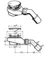 Viega 634100 TEMPOPLEX 60mm- syfon brodzikowy niski fi 90