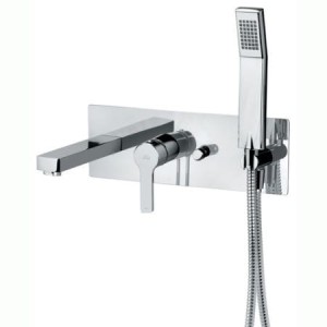 Paffoni Rubinetterie West Bateria wannowa podtynkowa zespolona WS001CR