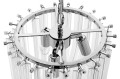 Lampa wisząca MURANO L chrom - szkło, metal King  Home JD9607-L.CHROM