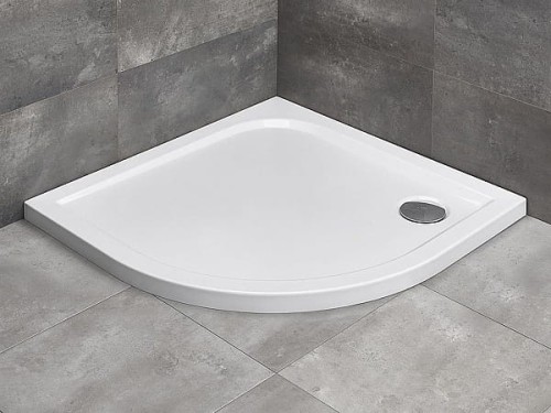 Radaway DELOS A 850x850x45x12 brodzik płytki półokrągły