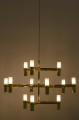Lampa wisząca ATOMIC złota King Home XCP9120-12.GOLD