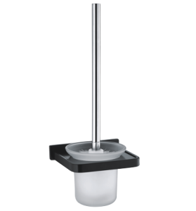 Omnires Darling DA70620BL szczotka do WC, wisząca czarna