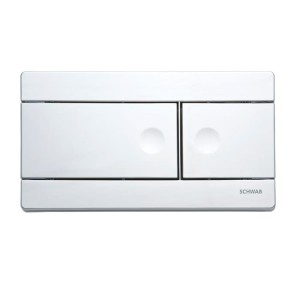 *LIV/SCHWAB Linarite ECO/Line 360161 Przycisk do spłukiwania dwudzielnego chrom błysk OSTATNIA SZTUKA