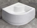 Radaway INDOS A 900x900x410x265 brodzik akrylowy głęboki półokrągły SIA8080-01